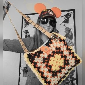 Mickey Mouse Ears & Bag-Upcycled